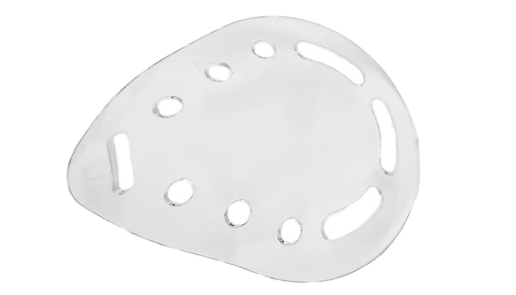Shallow Standard Clear Polycarbonate Eye Shields