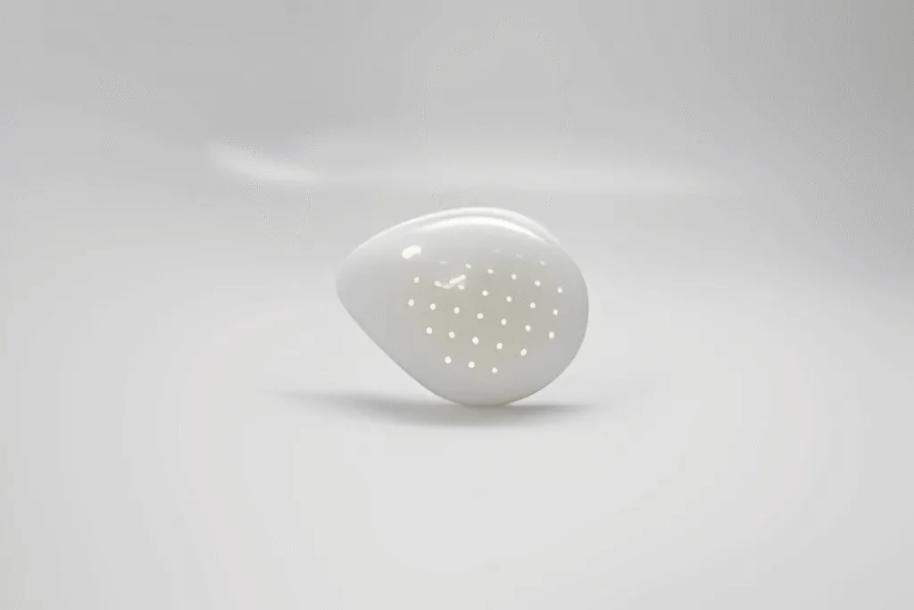 White Polycarbonate Eye Shields, Pinhole Design – Universal