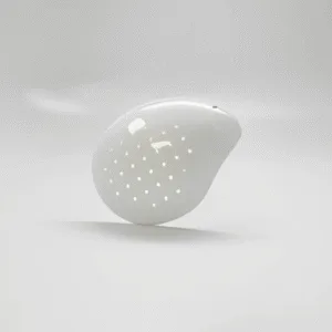 White Polycarbonate Eye Shields, Pinhole Design - RIGHT EYE