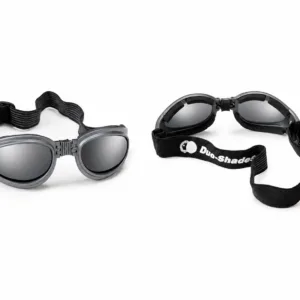 Duo-Shades Polycarbonate Lenses - Dark Grey Tint with Pewter Frame