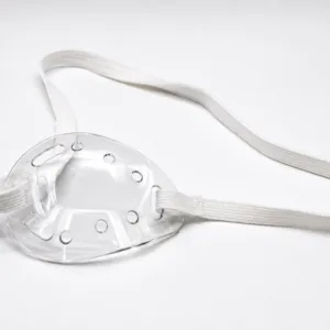 SoloShield Clear Polycarbonate Vented Eye Shields with Latex-Free Strap