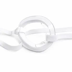SoloShield Clear Polycarbonate Moisture Retention Eye Shields with Latex-Free Foam Lining & Strap
