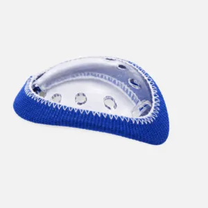Clear Polycarbonate Eye Shields with Blue Loop Covers