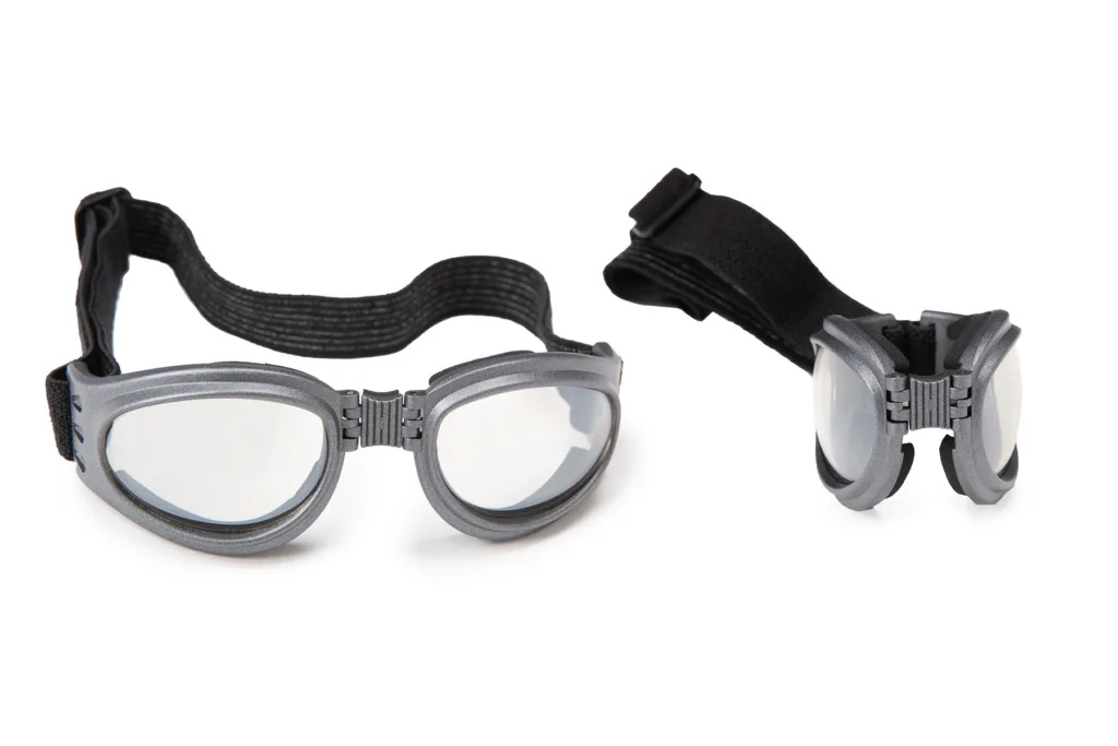 Duo-Shades Polycarbonate Lenses – Light Tint with Pewter Frame