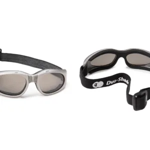 Duo-Shades Grey Tint Polycarbonate Goggles, One-Piece Frame with Neoprene Foam Lining