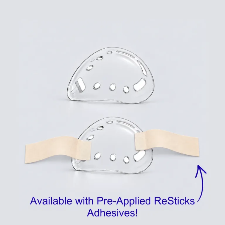 Deep Clear Polycarbonate Eye Shields with and without resticks