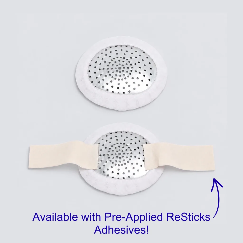 Fox Aluminum Pinhole Eye Shields with White Loop Covers