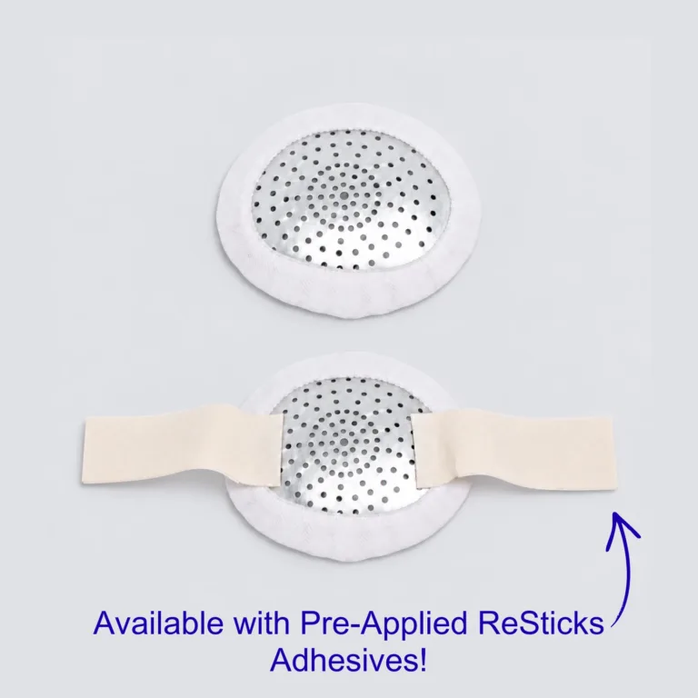 Fox Aluminum Pinhole Eye Shields with White Loop Covers with and without ReSticks