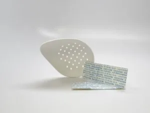 White Polycarbonate Eye Shields, Pinhole Design – Universal Fit with ReSticks
