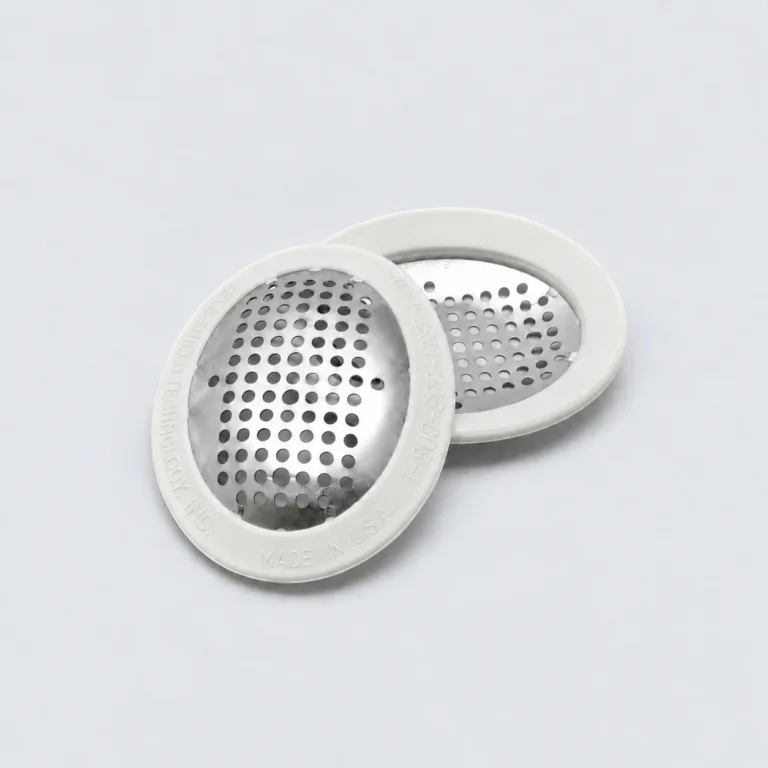 Aluminum eye shields with thermoplastic edge